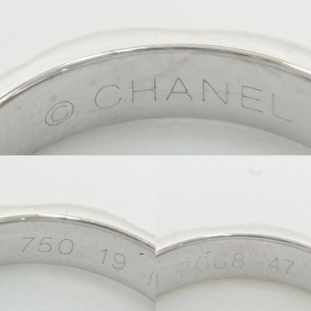 Chanel Ring Quilted 18K WG 47 - Picture 4 of 9